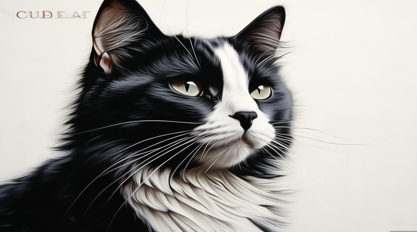 猫的黑白创意画，为何成近期艺术新宠？-图1
