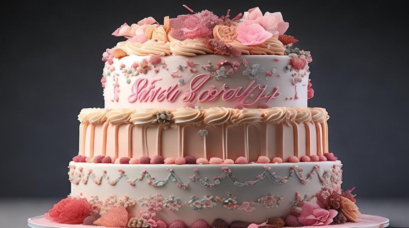 2025千层蛋糕图片创意设计，今年流行什么新花样？-图1