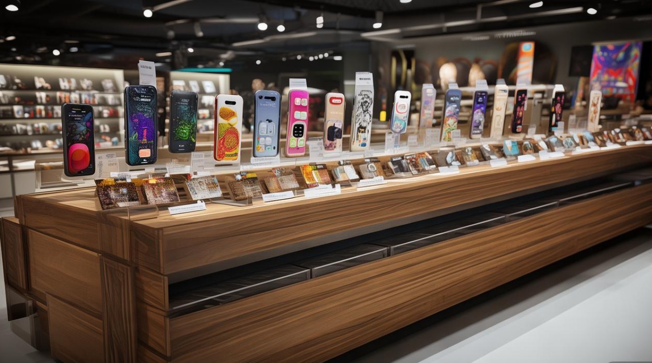 手机柜台创意装饰图片-图1