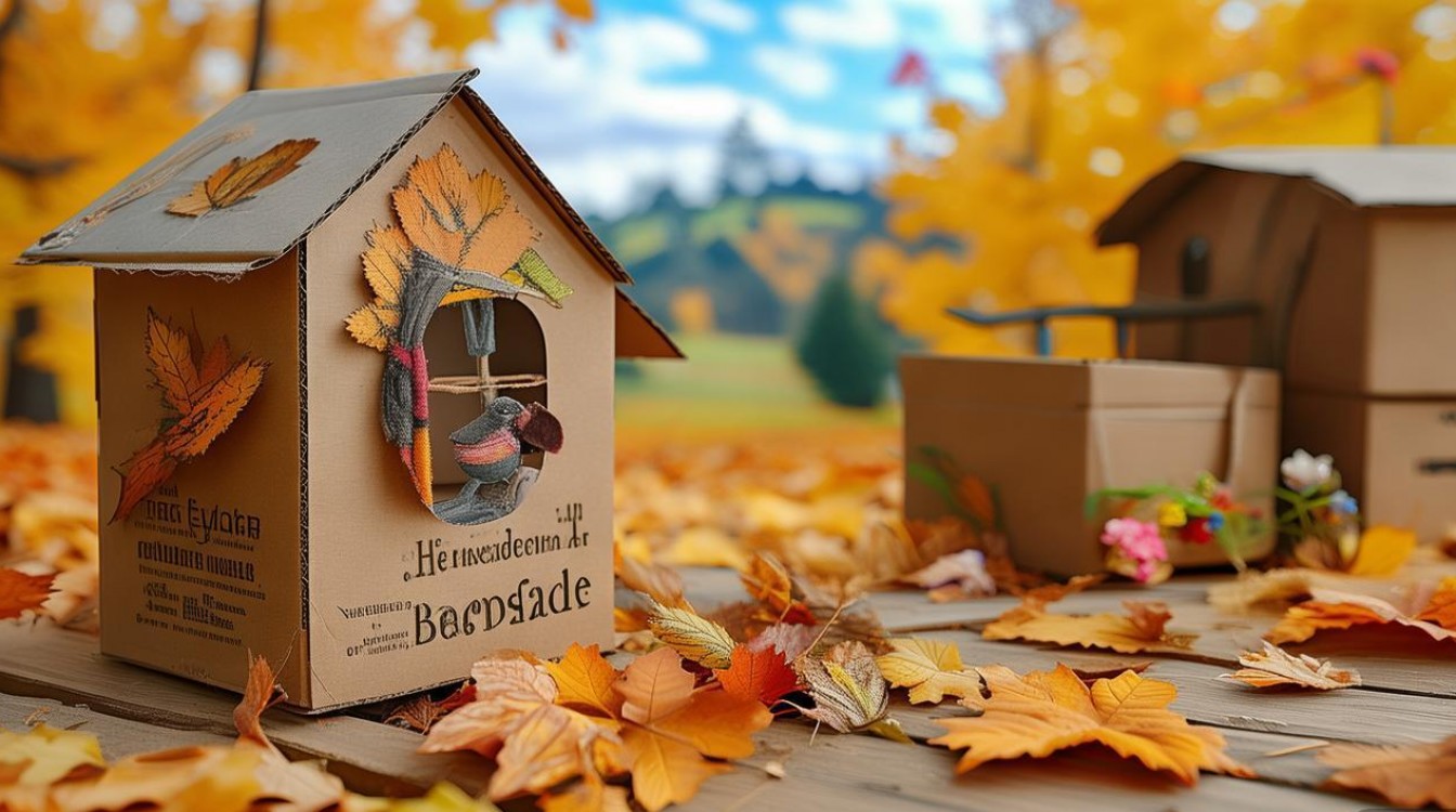 秋天废旧纸箱手工创意，简单又应季？-图1