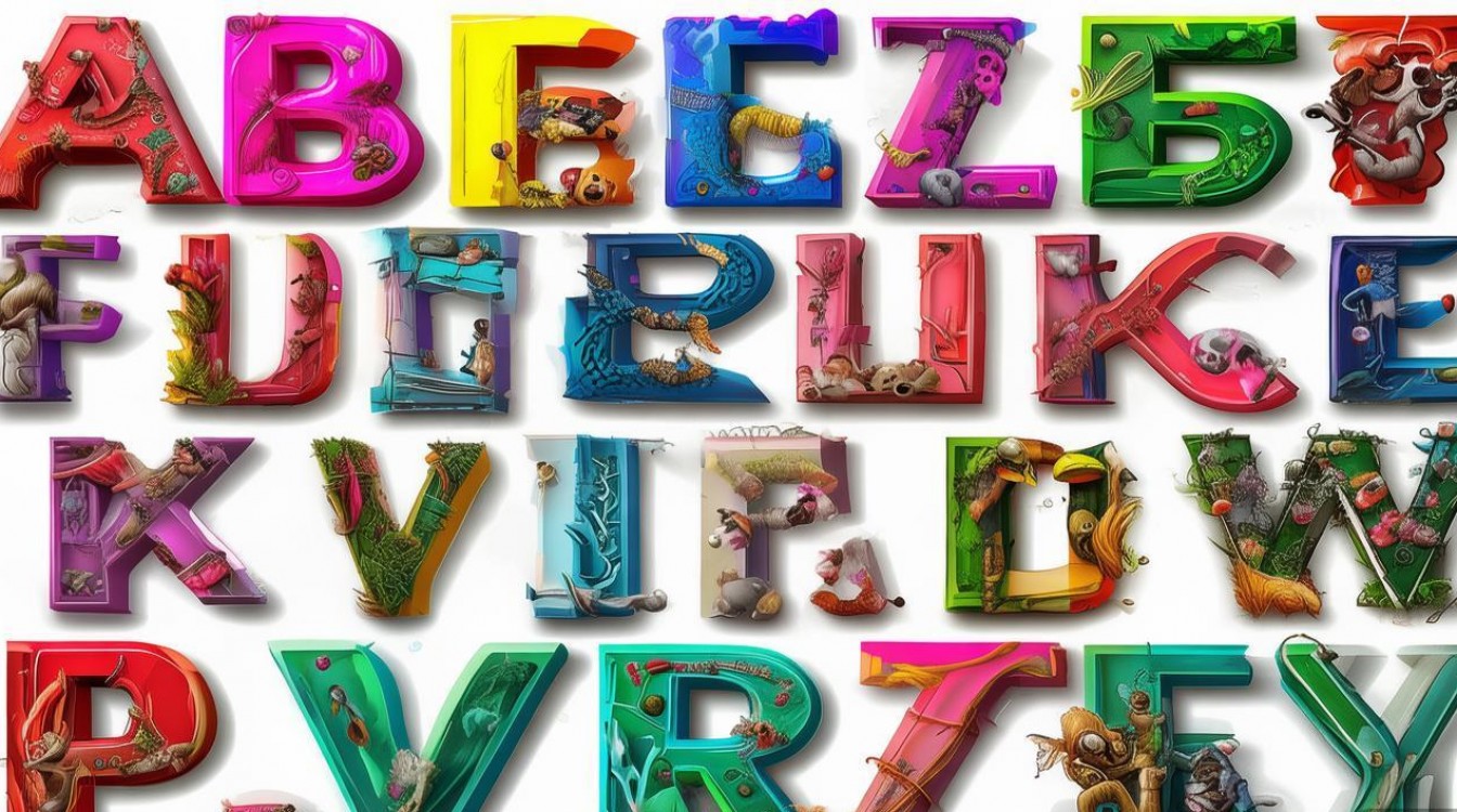 三年级26个字母创意画-图1 三年级26个字母创意画-图1