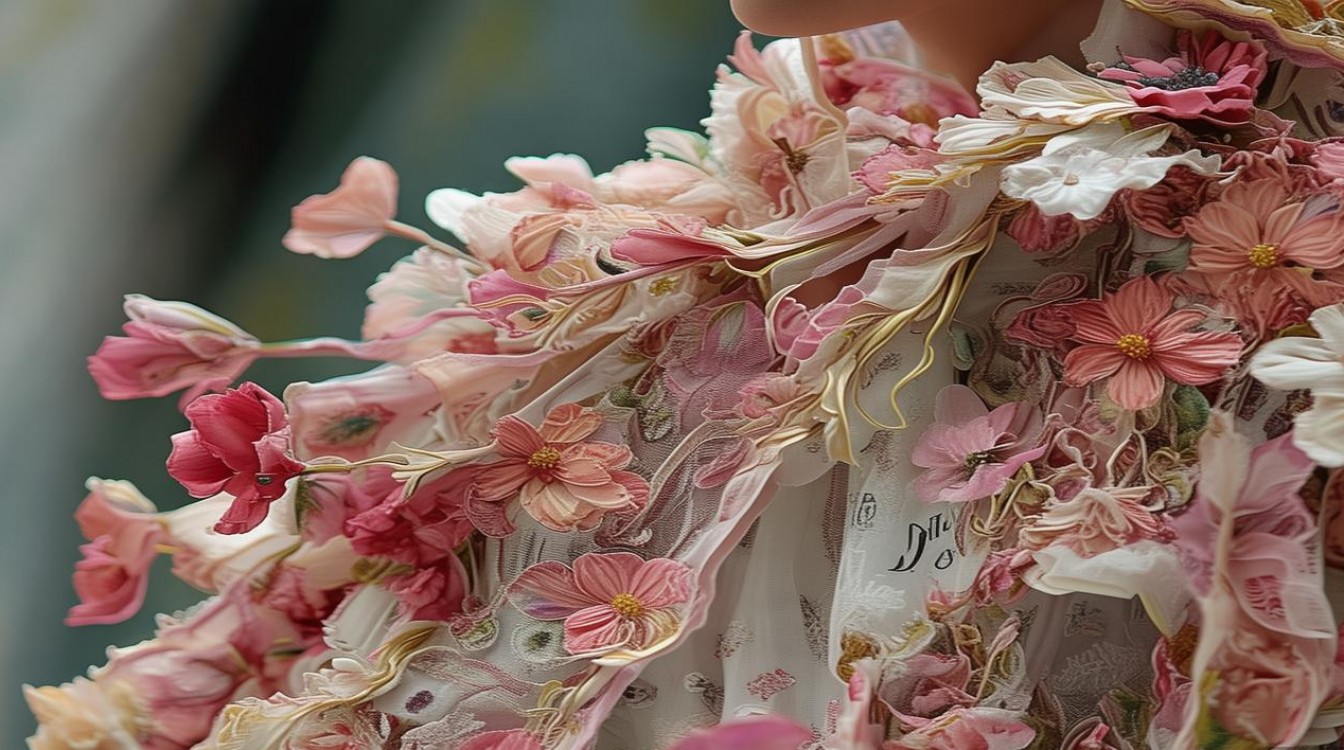 花瓣创意服装今年流行吗？2025新款图片来了？-图1