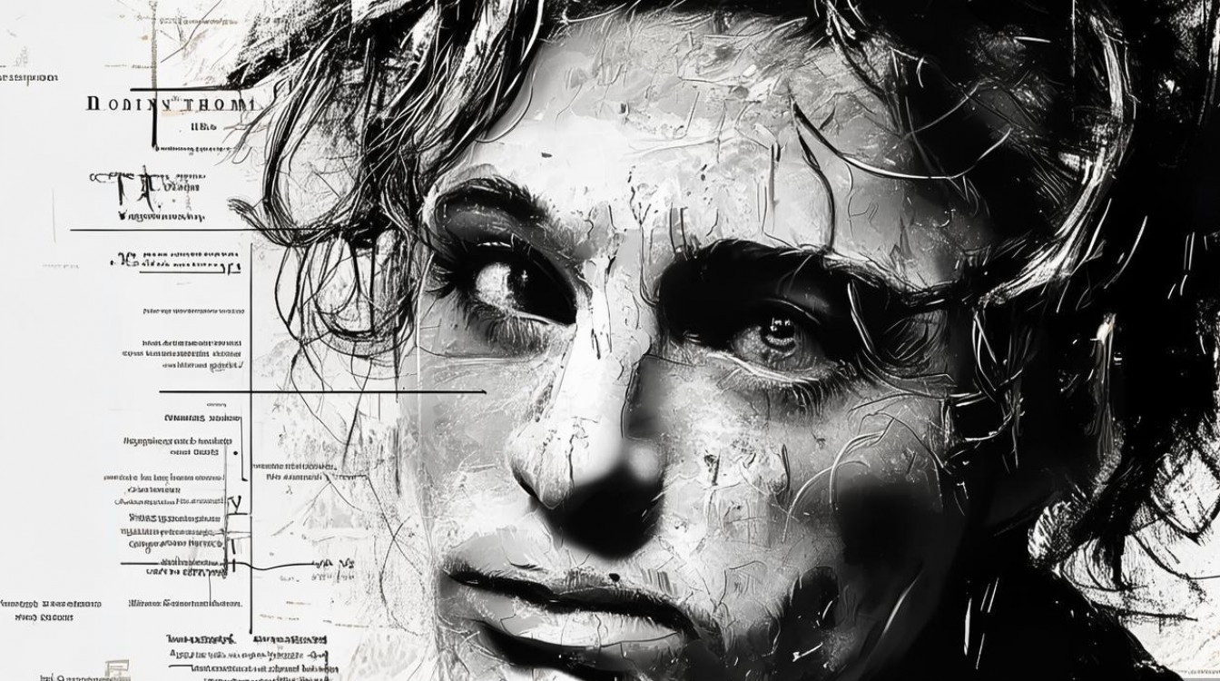 黑白创意人物绘画,为何今成设计界新宠?-图1 黑白创意人物绘画,为何今成设计界新宠?-图1