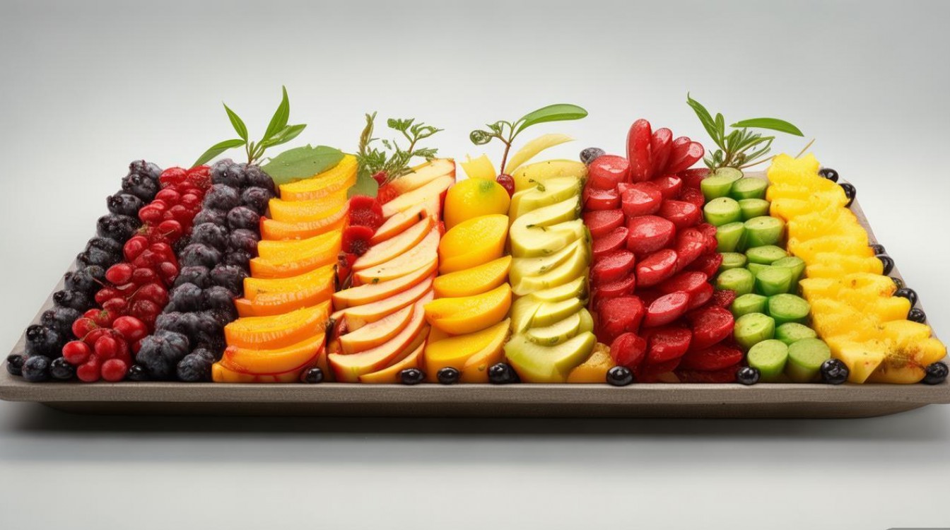 简单创意水果拼盘图片-图1