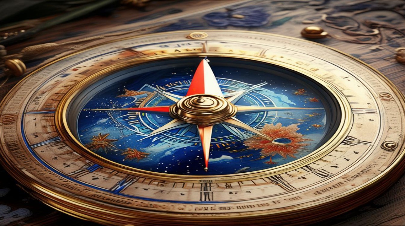 指南针创意画，指南针创意画图片大全-图1
