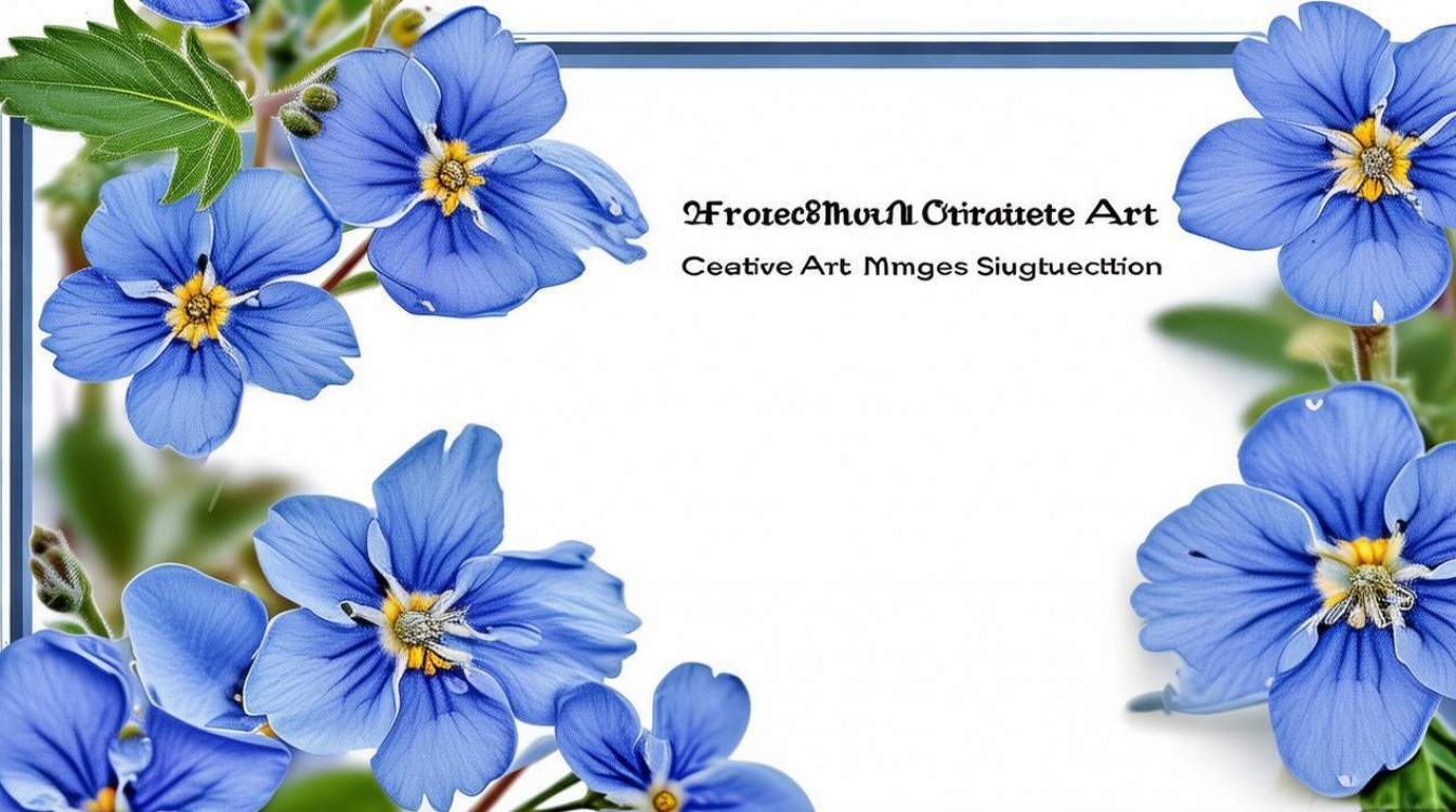 2025最新勿忘我创意画图片大全，有哪些惊艳新作？-图1