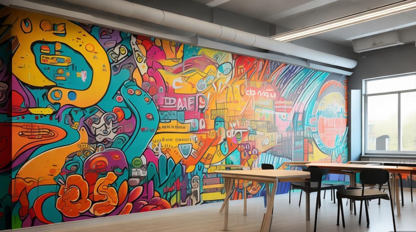 2025创意美术教室墙画流行趋势?-图1 2025创意美术教室墙画流行趋势?-图1