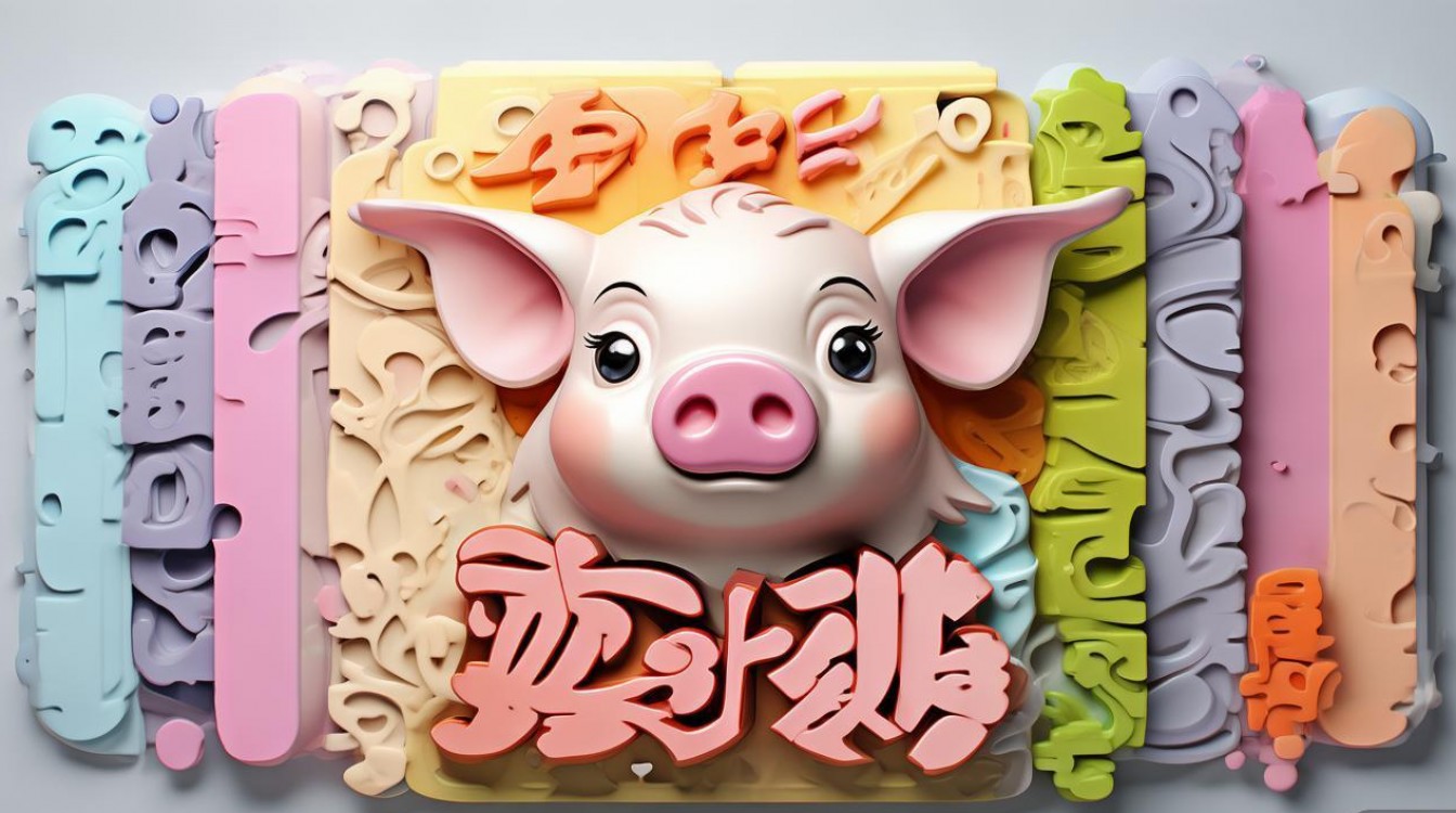 猪创意字体爆火,能成设计新潮流吗?-图1 猪创意字体爆火,能成设计新潮流吗?-图1