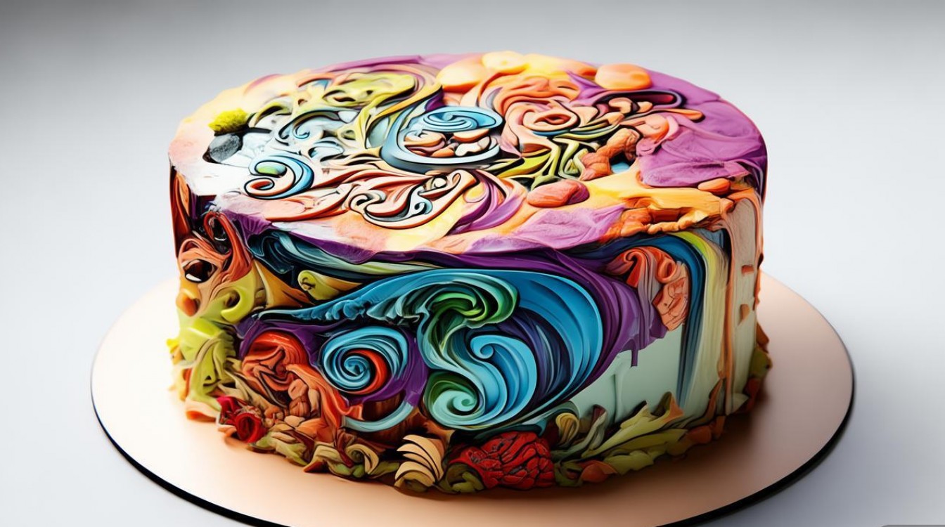 蛋糕创意图形-图1