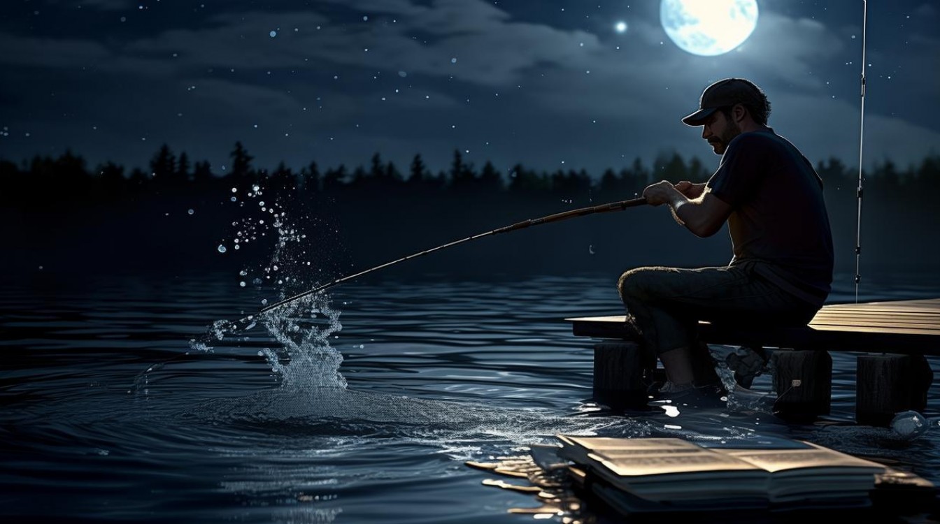 夜钓鲤鱼调漂技巧-图1