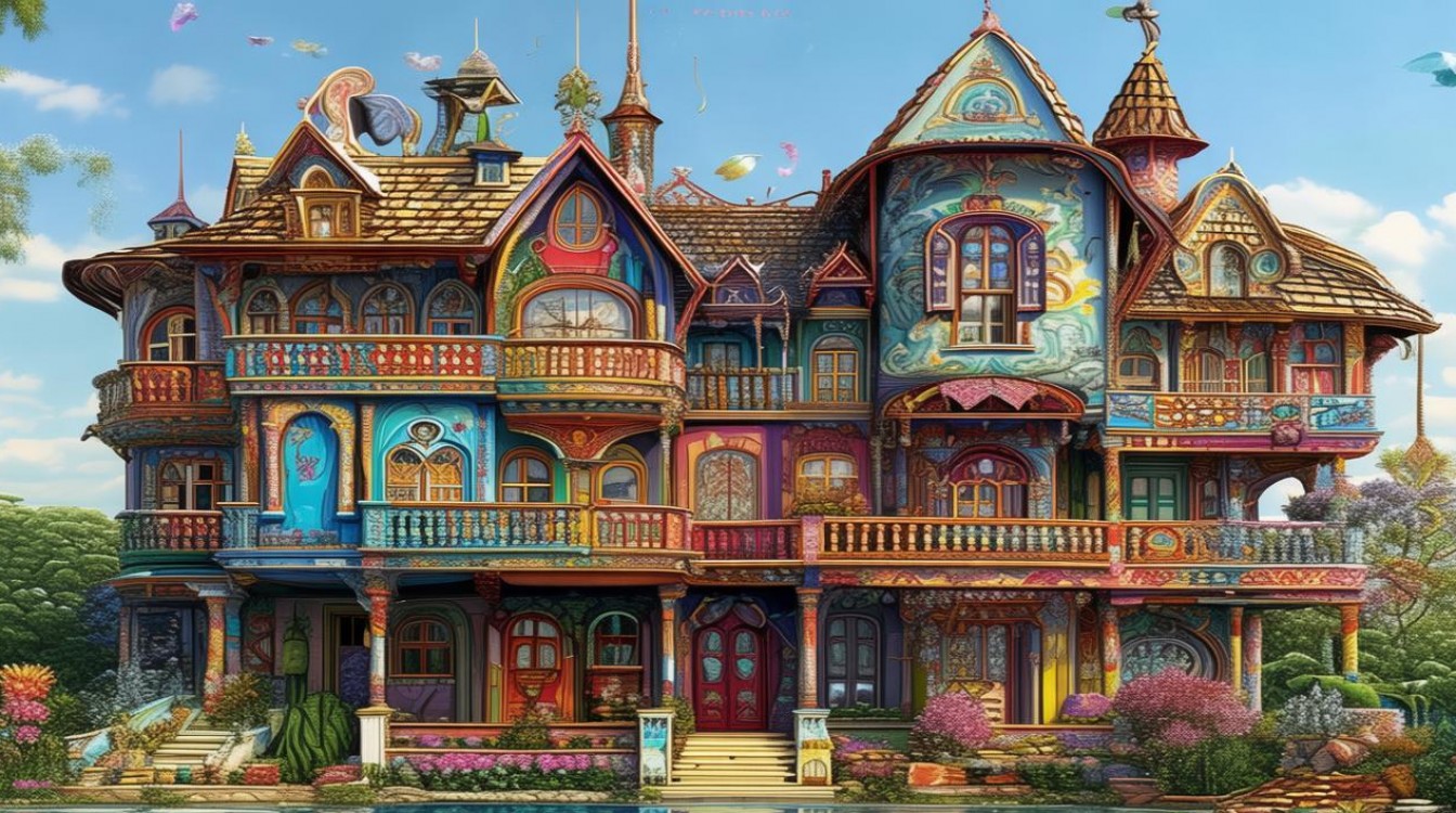 创意房，创意房子绘画-图1