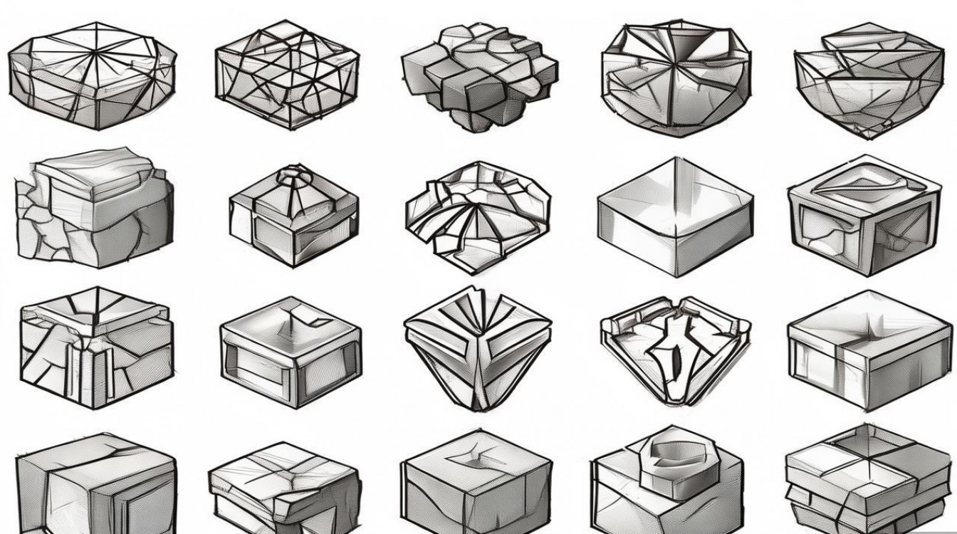2025最新素描创意几何体图片有哪些？-图1