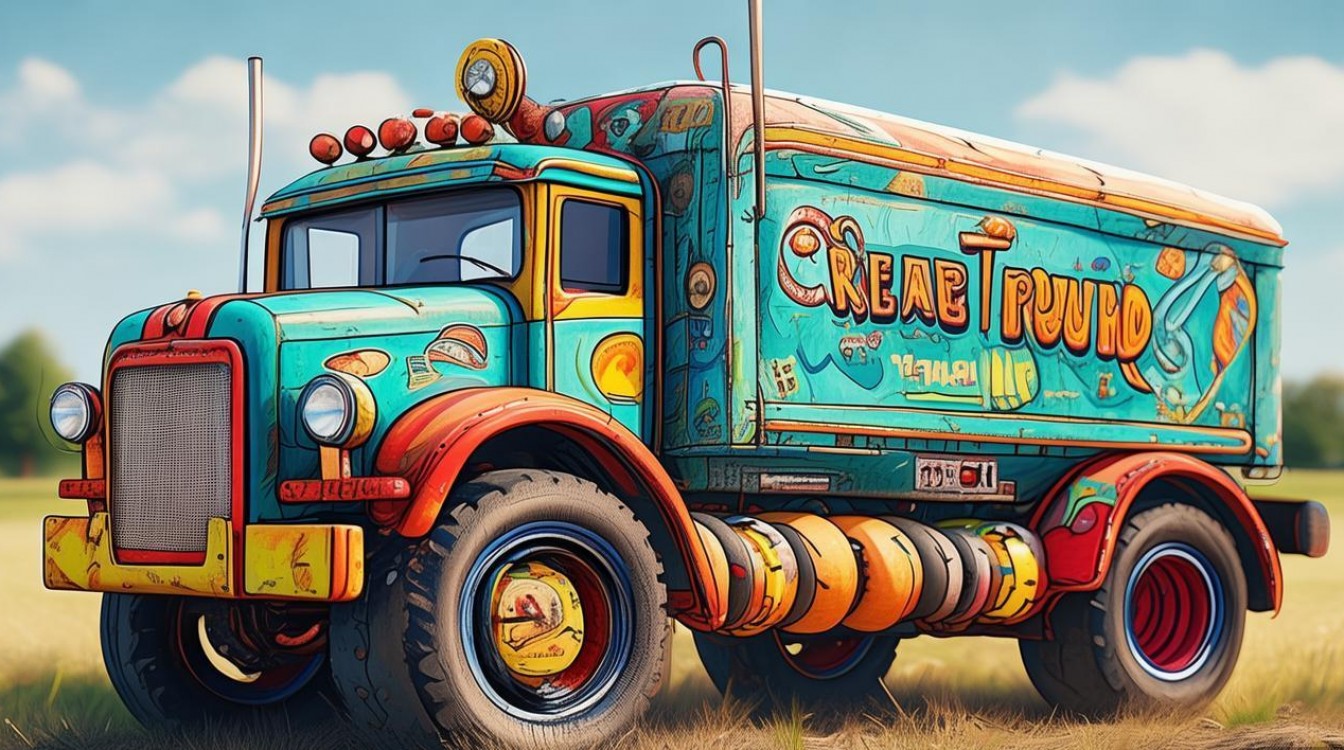 创意卡车简笔画火了?最新创意卡车简笔画来了!-图1 创意卡车简笔画火了?最新创意卡车简笔画来了!-图1