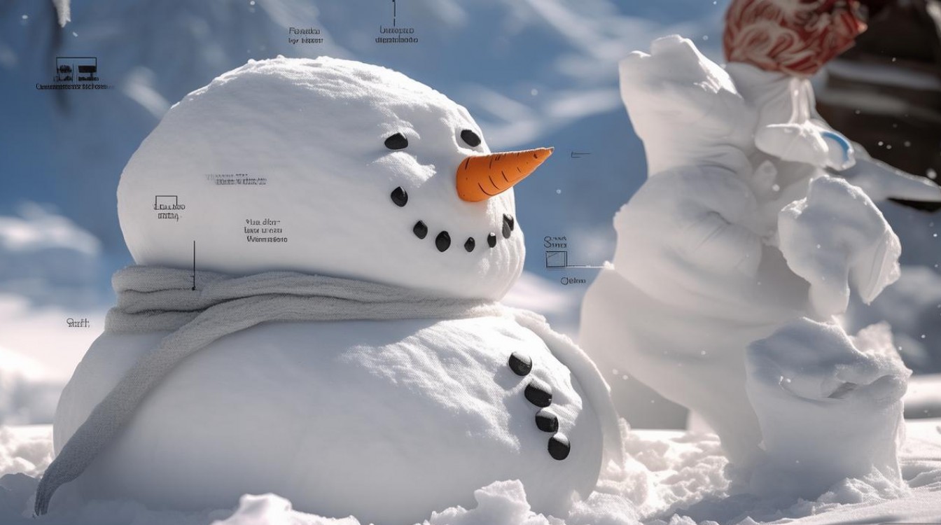 雪人雕刻技巧-图1