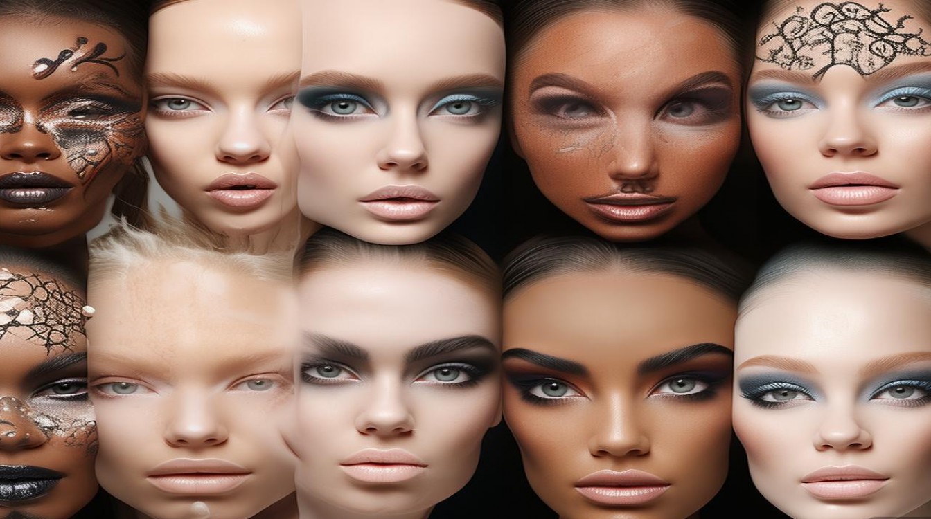 2025最新时尚创意妆面造型图片有哪些？-图1