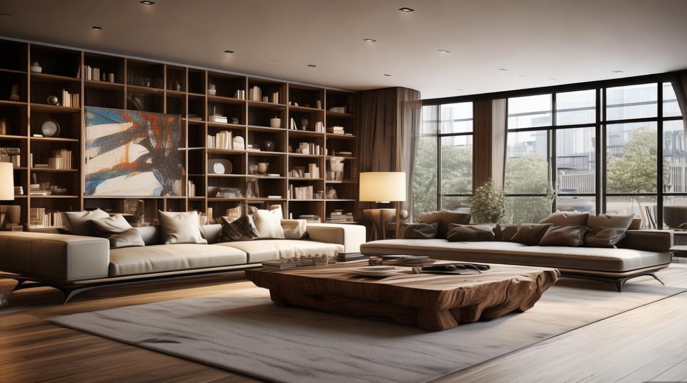 2025年创意客厅设计，如何打造兼具个性与实用的空间？-图1