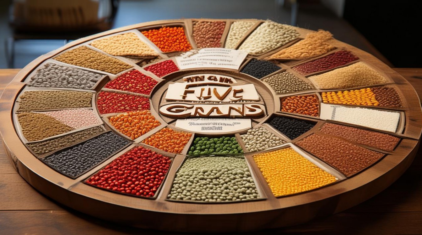 2025五谷杂粮圆形创意摆台图片,怎么设计更吸睛?-图1 2025五谷杂粮圆形创意摆台图片,怎么设计更吸睛?-图1