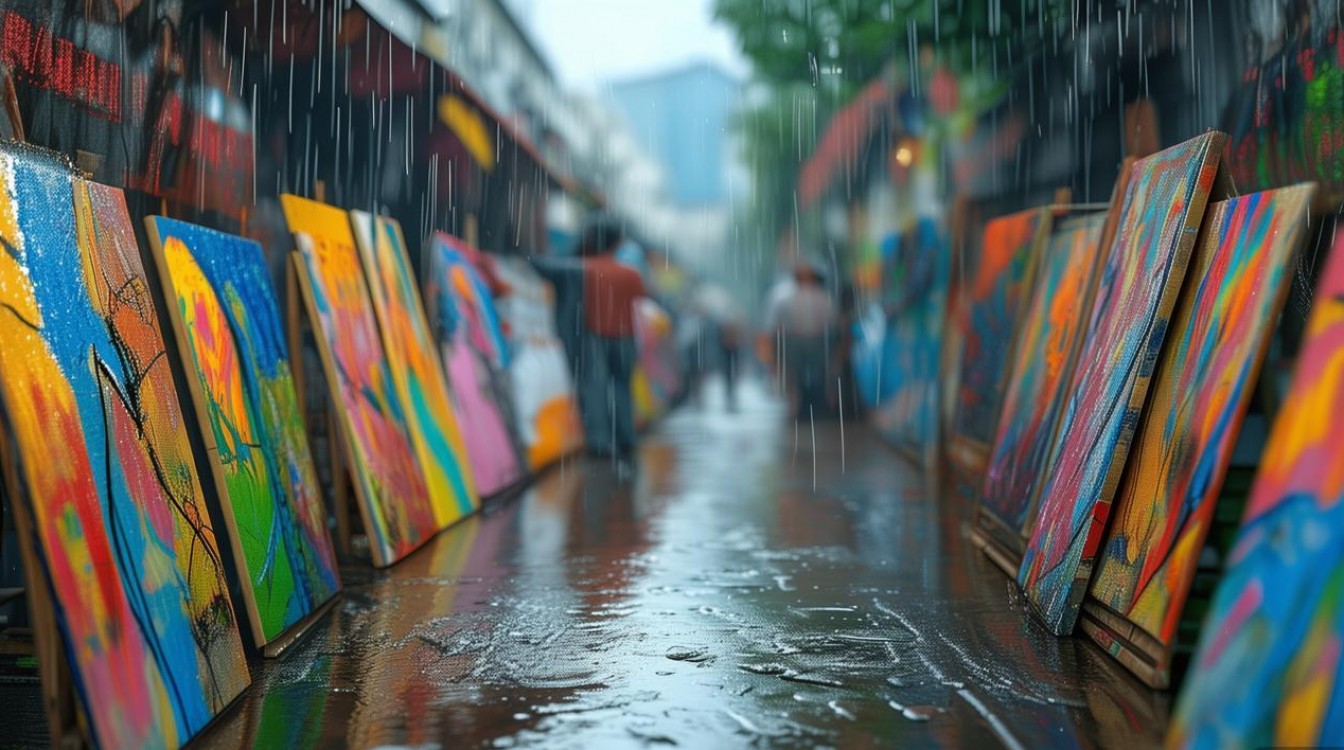 创意美术雨-图1 创意美术雨-图1