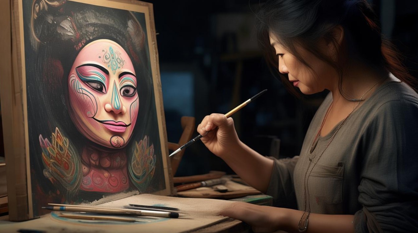 2025画画花脸技巧?新手秒会上花脸步骤?-图1 2025画画花脸技巧?新手秒会上花脸步骤?-图1