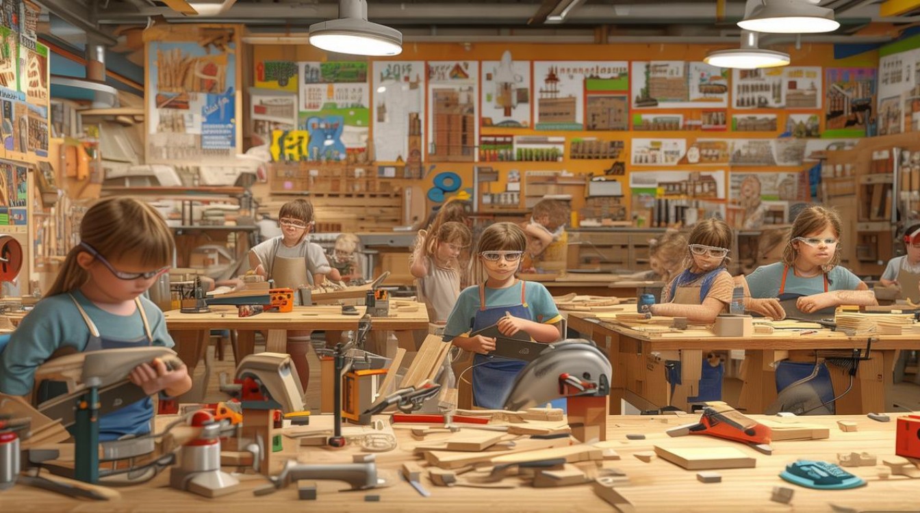 2025儿童木工坊创意图片有哪些新玩法?-图1 2025儿童木工坊创意图片有哪些新玩法?-图1