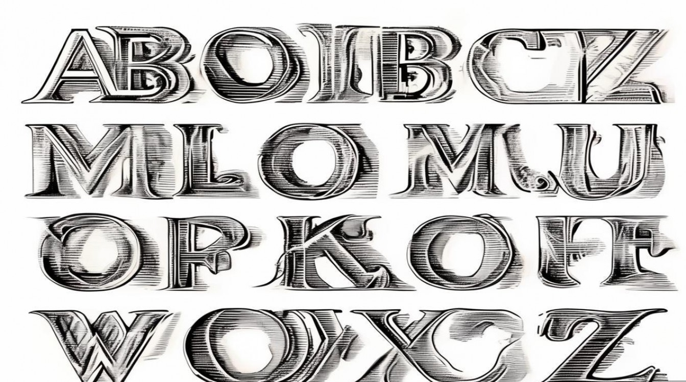 2025最新创意英文字母手绘图,有哪些惊艳灵感?-图1 2025最新创意英文字母手绘图,有哪些惊艳灵感?-图1