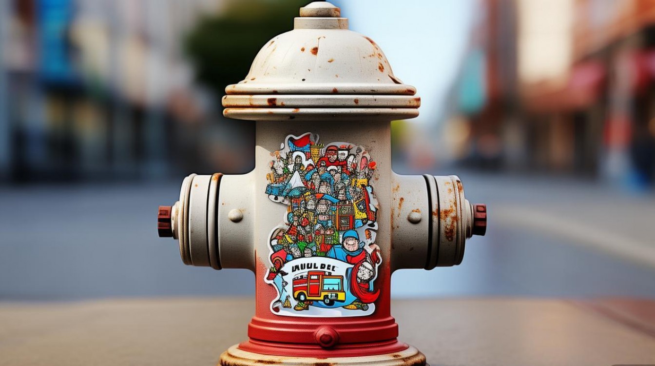 消防栓创意贴纸-图1 消防栓创意贴纸-图1