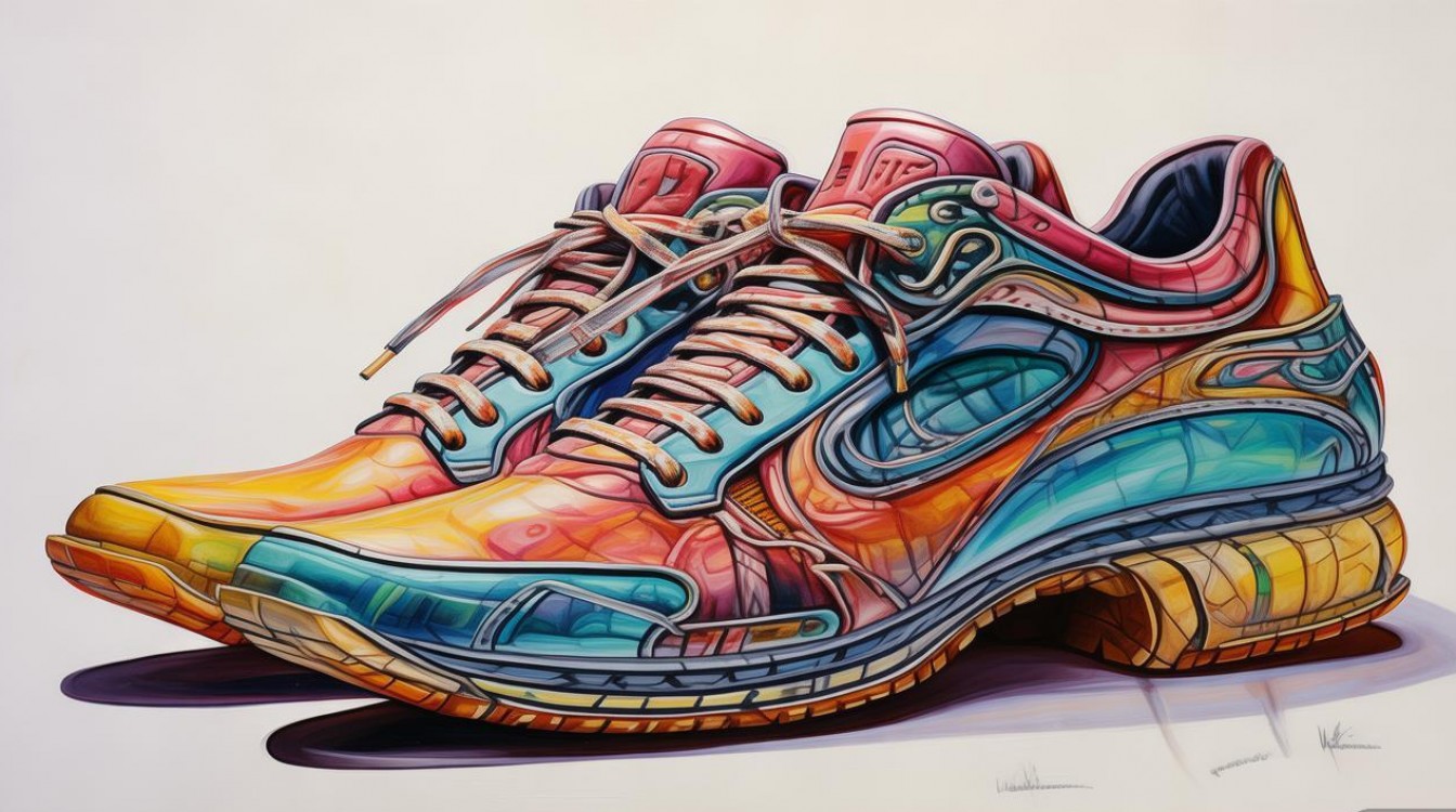 创意鞋子绘画图片-图1 创意鞋子绘画图片-图1