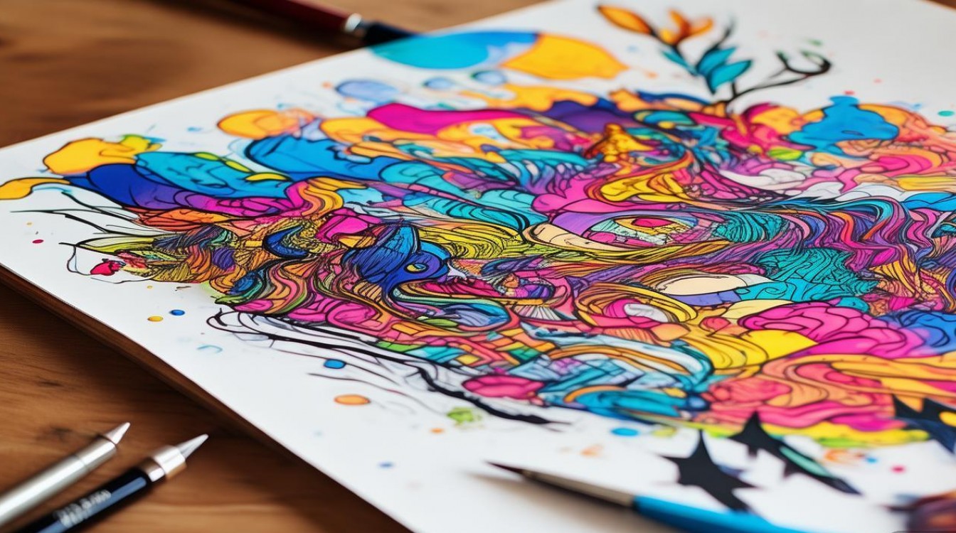 彩色创意速写-图1 彩色创意速写-图1