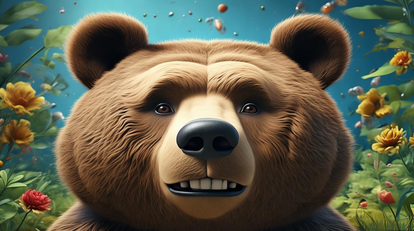 小熊创意画-图1 小熊创意画-图1