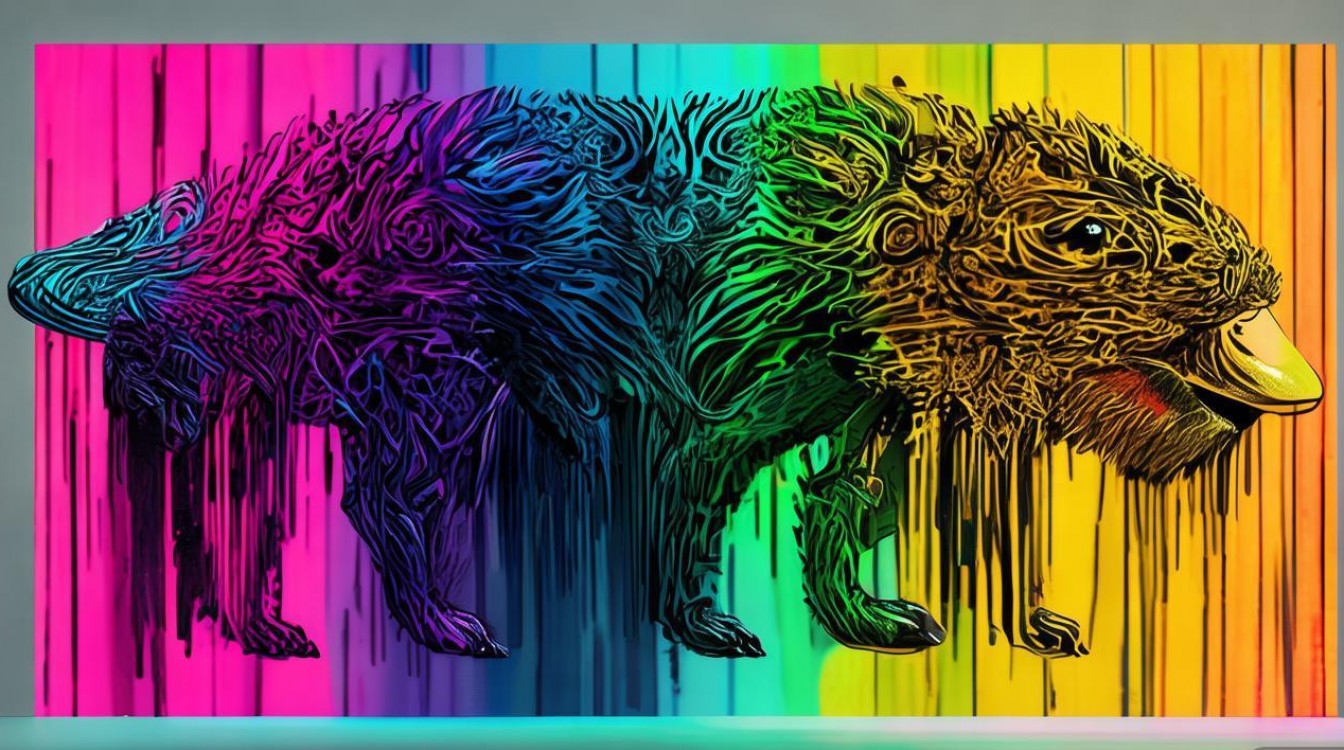 图形创意动物渐变图形-图1 图形创意动物渐变图形-图1