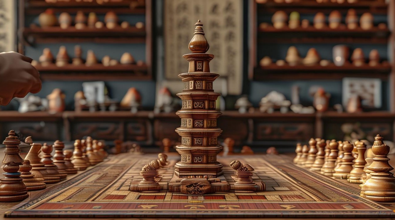 象棋搭高塔技巧-图1 象棋搭高塔技巧-图1