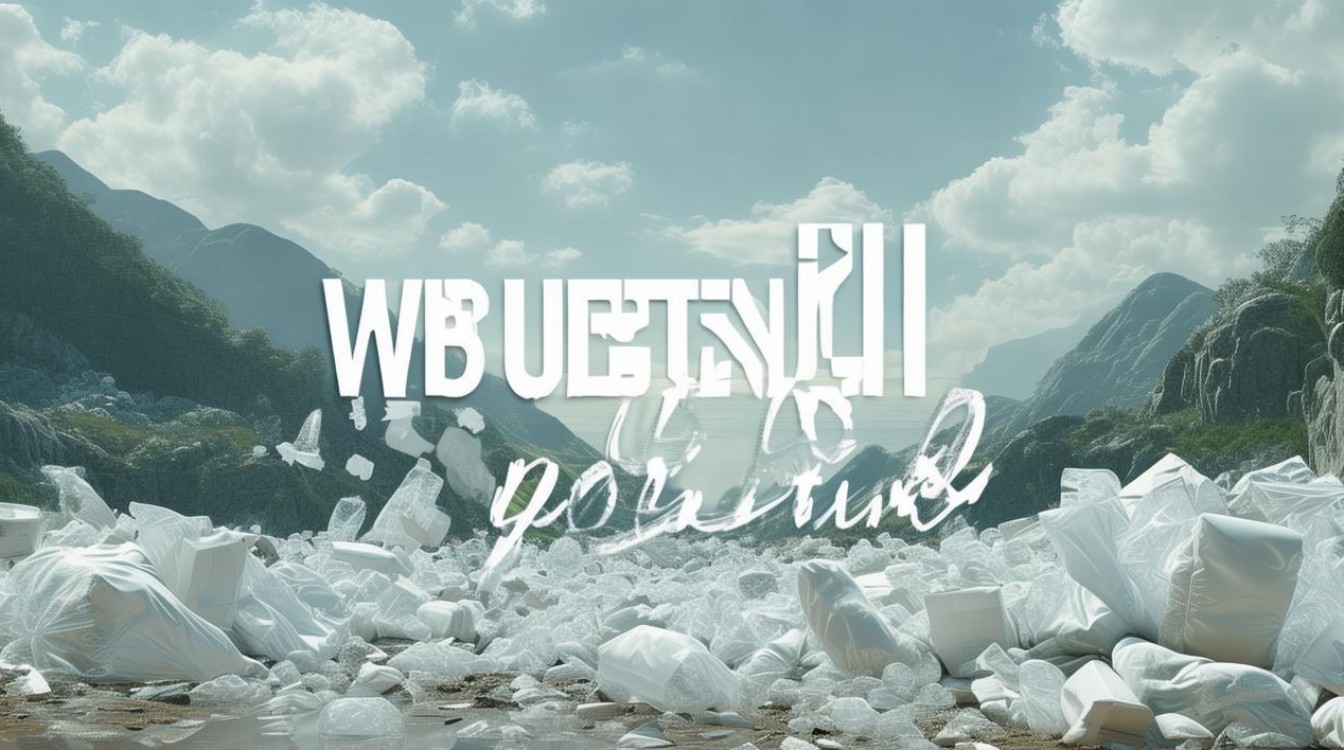 白色污染创意海报-图1 白色污染创意海报-图1