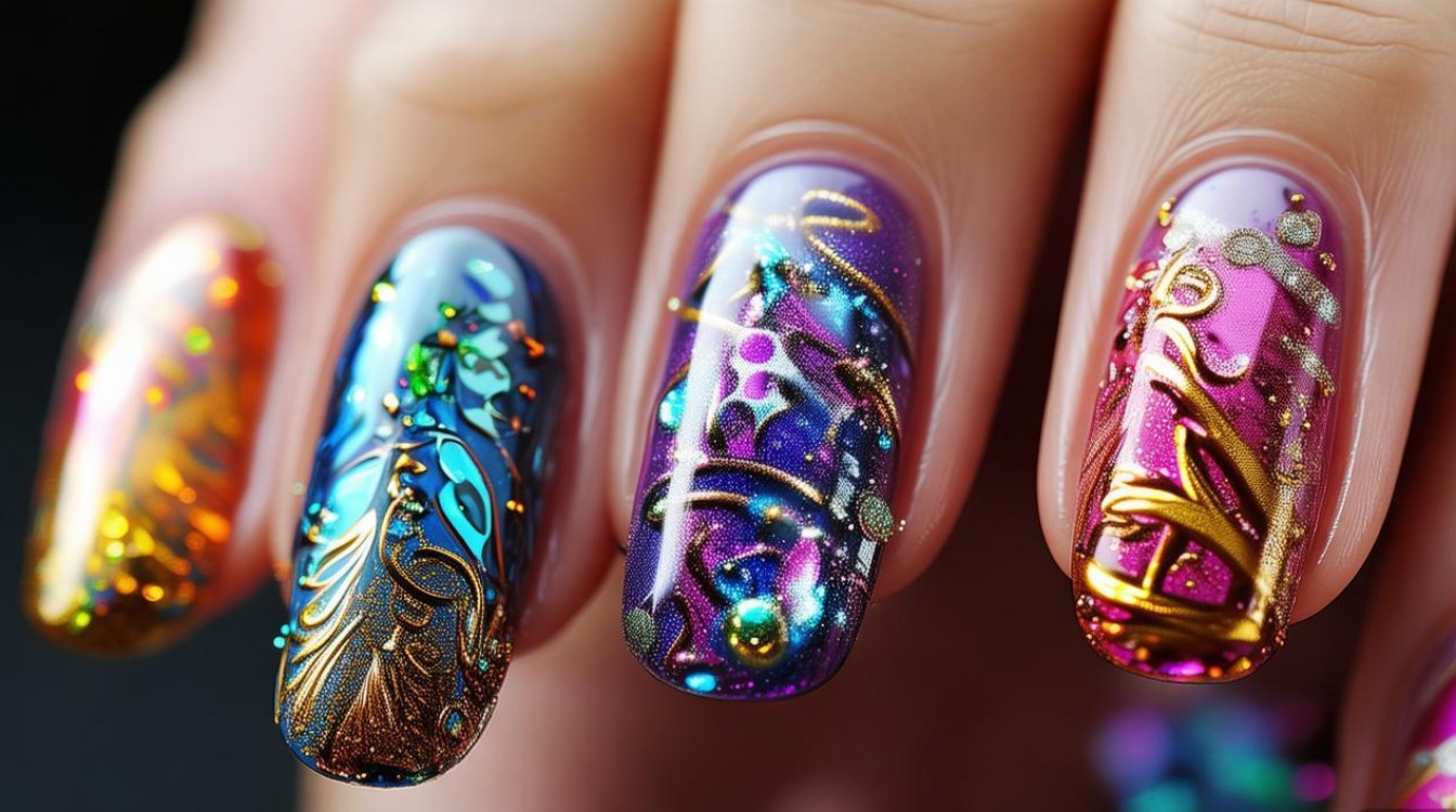 创意夸张美甲-图1