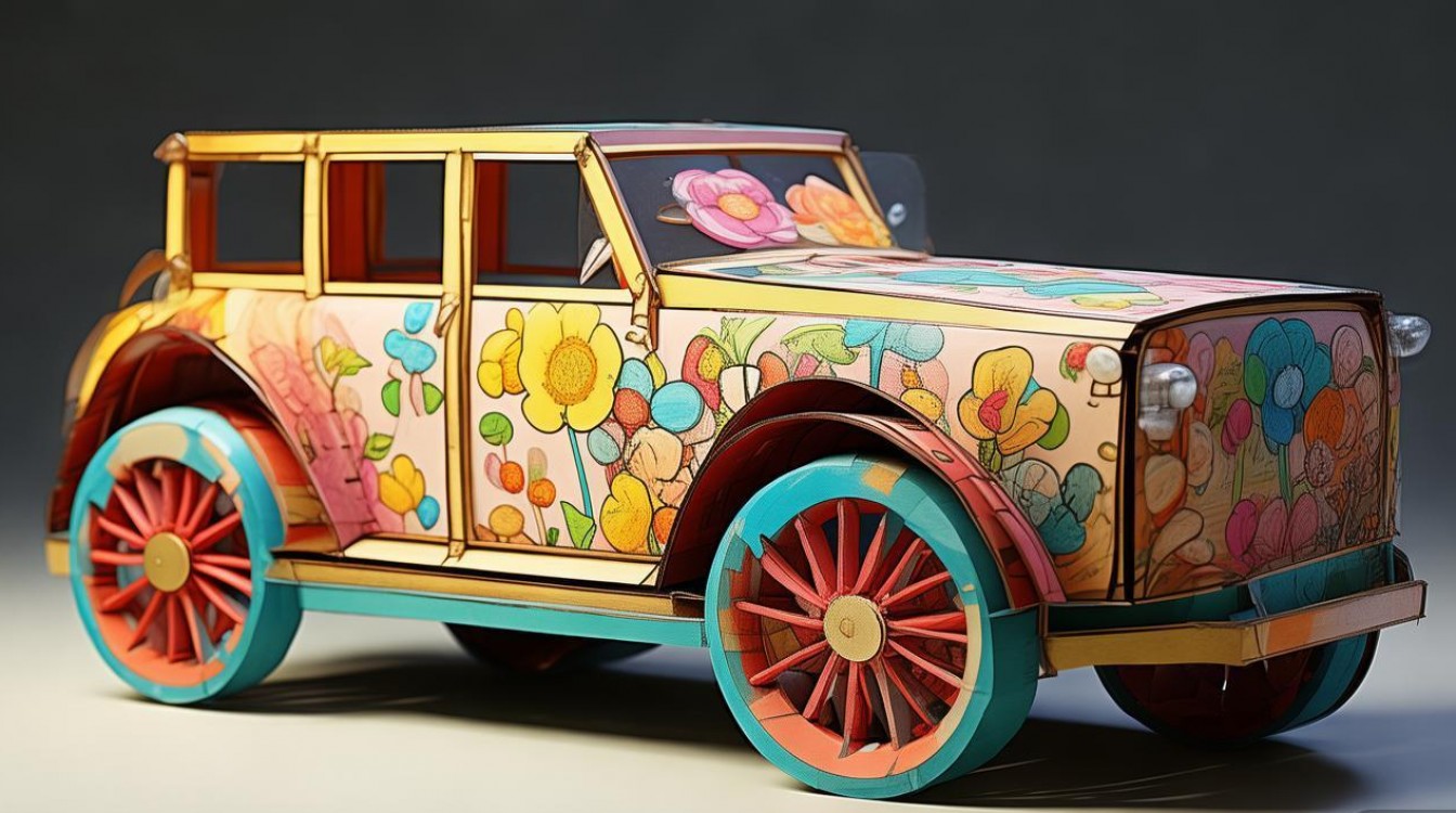 创意纸盒车如何变废为宝玩出童趣？-图1