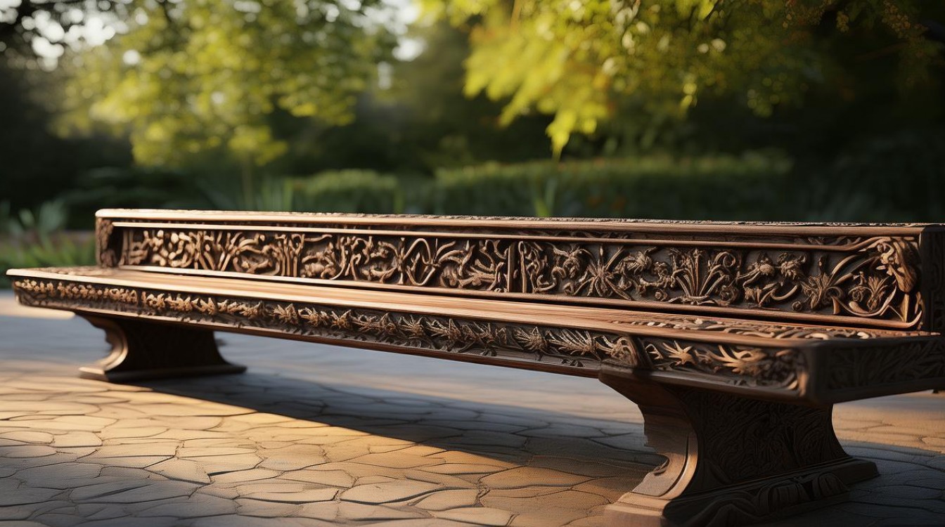 创意长条椅-图1