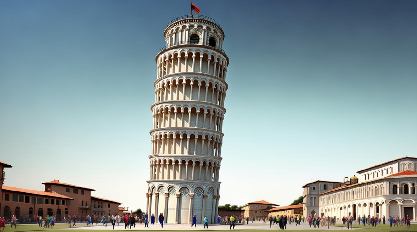 比萨斜塔有创意的拍照-图1