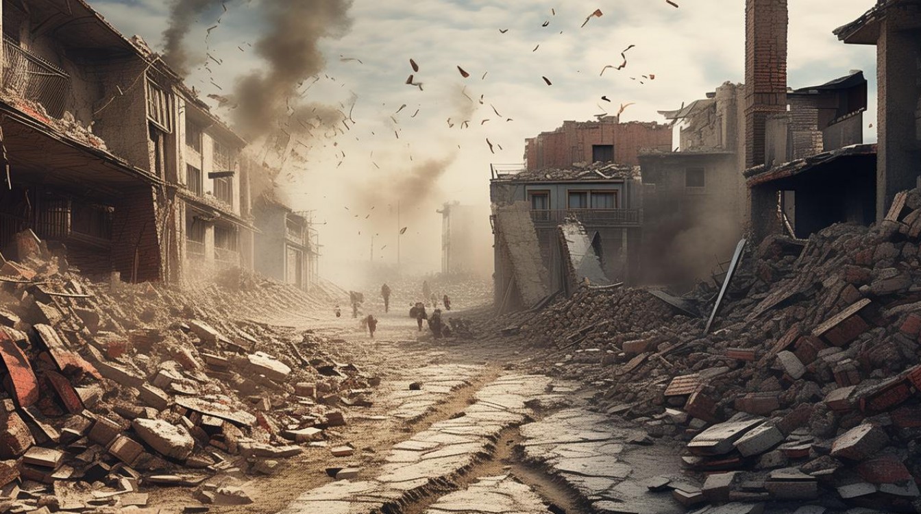 地震创意画-图1 地震创意画-图1