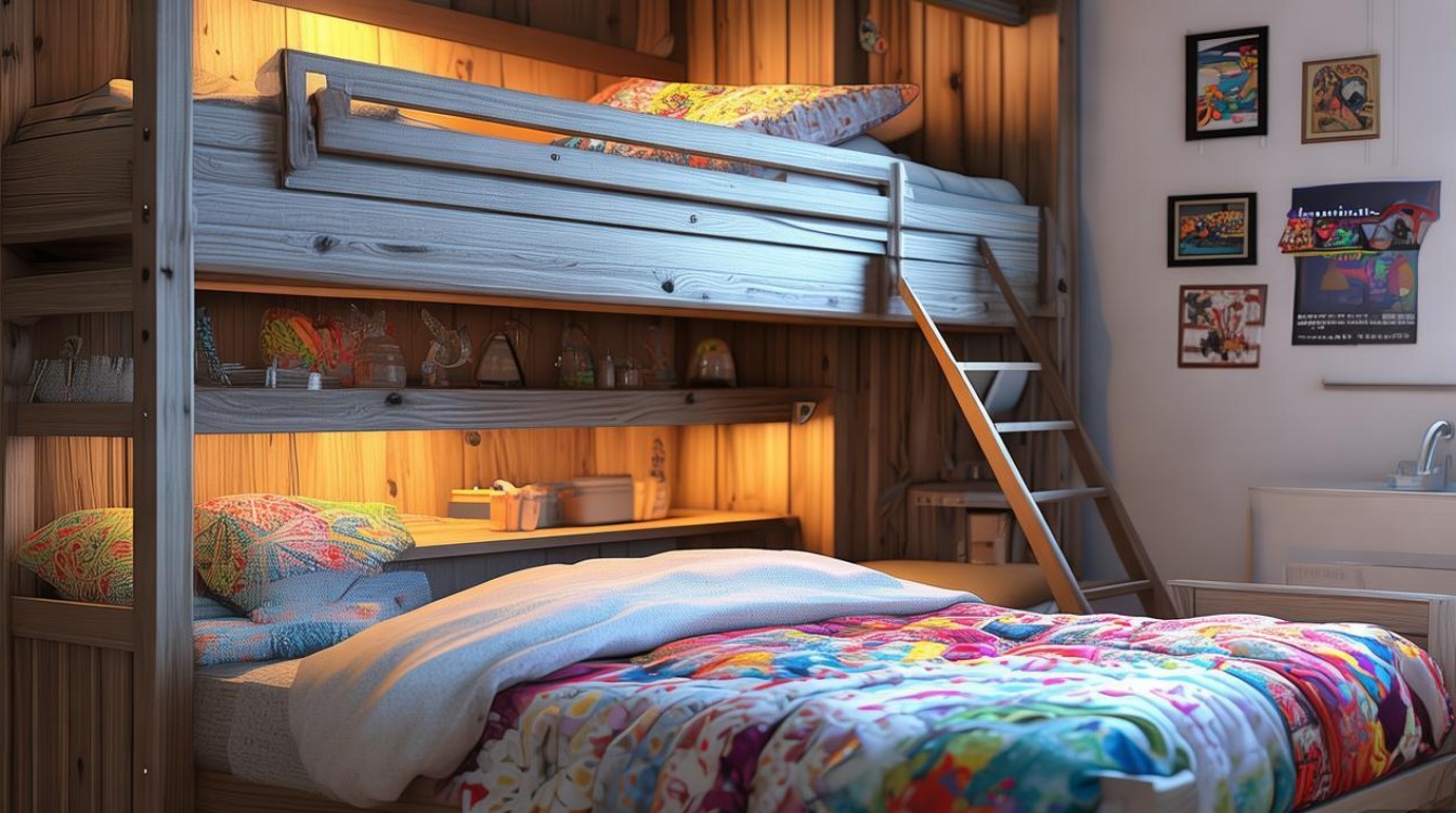 创意上下铺，如何兼顾趣味与实用？-图1