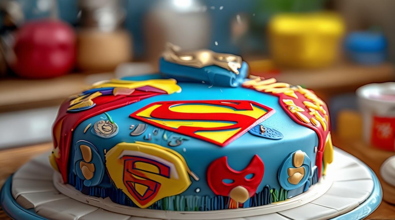 创意超人蛋糕图片大全-图1 创意超人蛋糕图片大全-图1