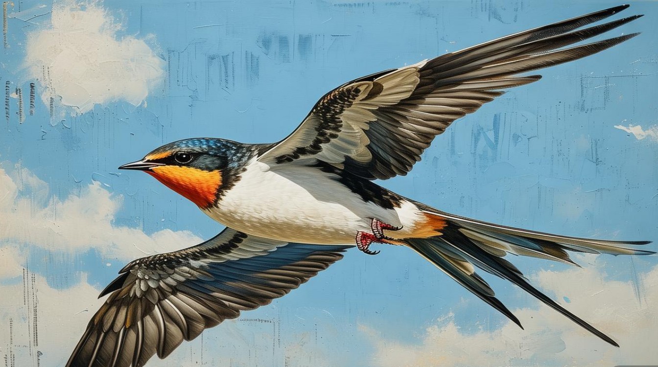 燕子创意画-图1