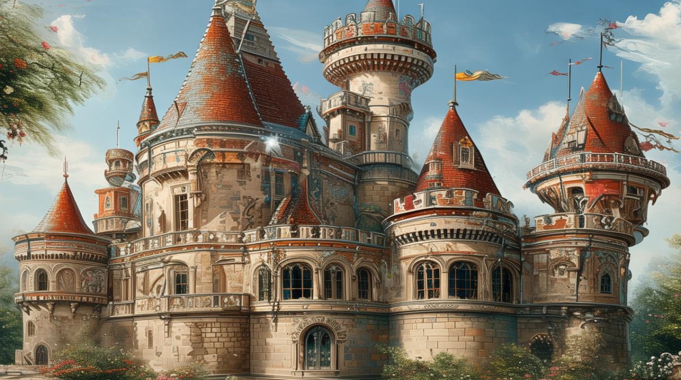 创意城堡绘画-图1 创意城堡绘画-图1