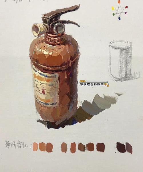 灭火器创意素描-图2 灭火器创意素描-图2