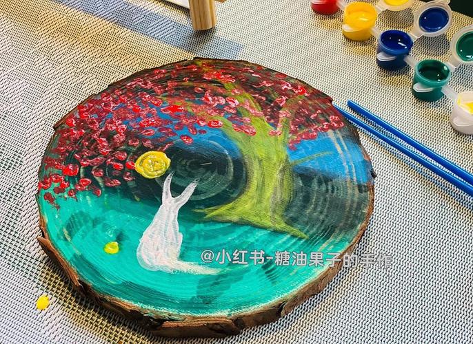 年轮创意添画,如何让自然纹理焕发新生?-图1 年轮创意添画,如何让自然纹理焕发新生?-图1