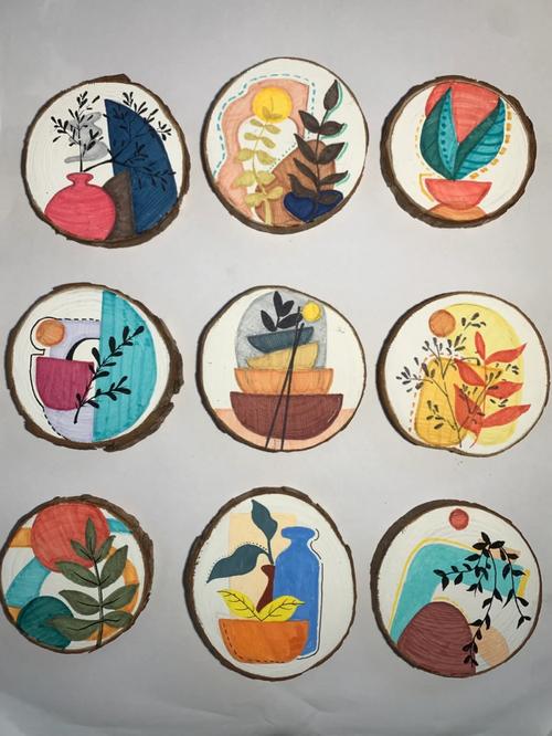 年轮创意添画，如何让自然纹理焕发新生？-图2