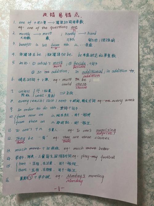 高一英语改错题技巧-图1 高一英语改错题技巧-图1