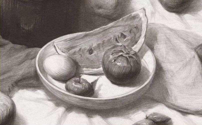 盘子创意设计素描-图3