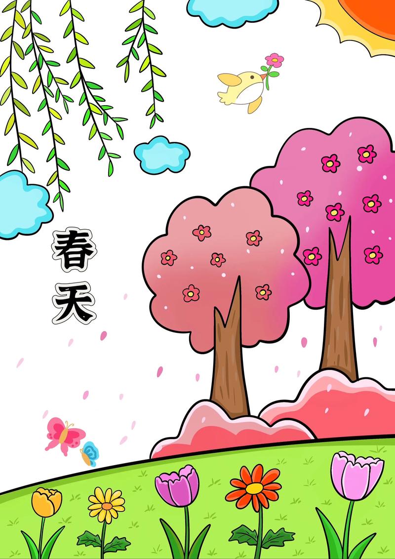 春天藏在儿童画里吗?-图1 春天藏在儿童画里吗?-图1