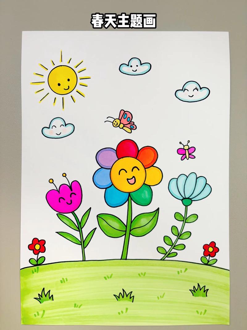 春天藏在儿童画里吗?-图3 春天藏在儿童画里吗?-图3