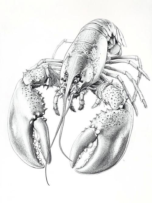 创意速写虾-图1