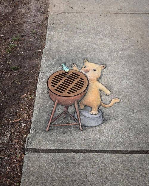 街头创意画,如何让城市角落变身艺术现场?-图3 街头创意画,如何让城市角落变身艺术现场?-图3